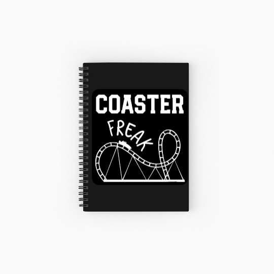 Roller Coaster freak Spiral Notebooks   Ruled Line