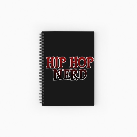 HIP HOP NERD Spiral Notebooks   Ruled Line