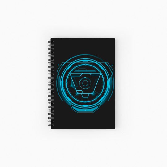Cyberpunk teleporter 3. Spiral Notebooks   Ruled Line