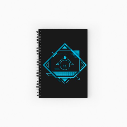 Cyberpunk teleporter 2. Spiral Notebooks   Ruled Line