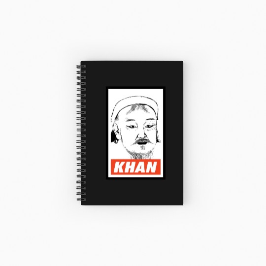 Genghis Khan Spiral Notebooks   Ruled Line