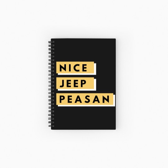 Nice Jeep Peasant Spiral Notebooks   Ruled Line