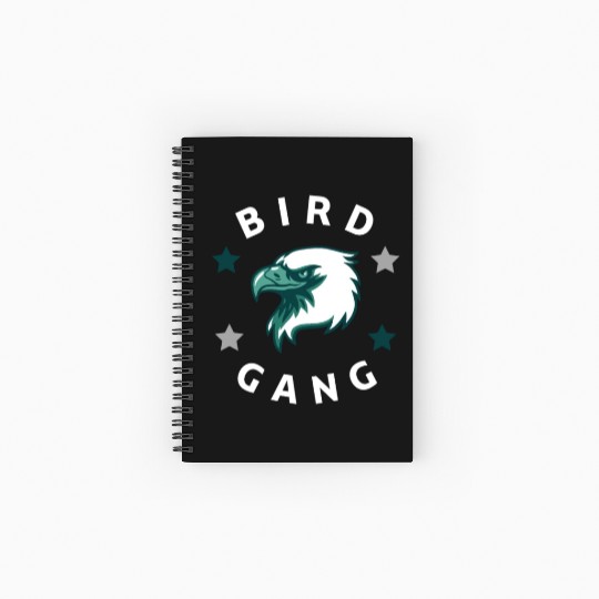 Eagle Bird Gang Funny Philadelphia Spiral Notebooks   Ruled Line