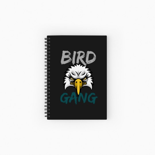 Eagle Bird Gang Funny Philadelphia Spiral Notebooks   Ruled Line