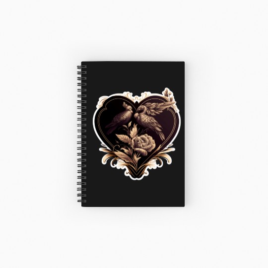 Love in Style: A Valentine's Day Design Collection Spiral Notebooks   Ruled Line