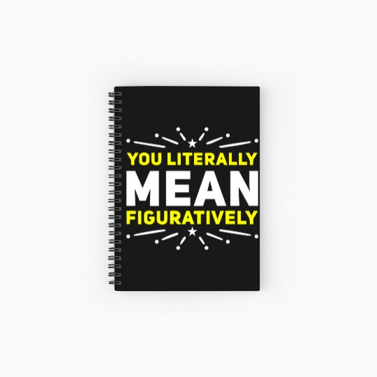 Grammer Police - English Teacher Spiral Notebooks   Ruled Line