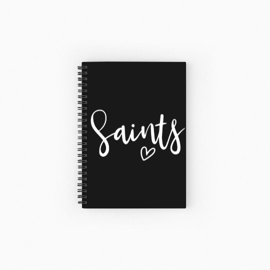 Saints High School Saints Sports Team Women'swomen Spiral Notebooks   Ruled Line