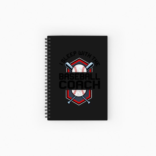 Baseball Coach Wife Professional Mom Instructor Spiral Notebooks   Ruled Line