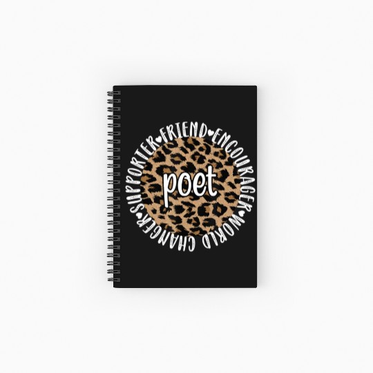Poetry Poet Poetry Lover Poem Writer Spiral Notebooks   Ruled Line