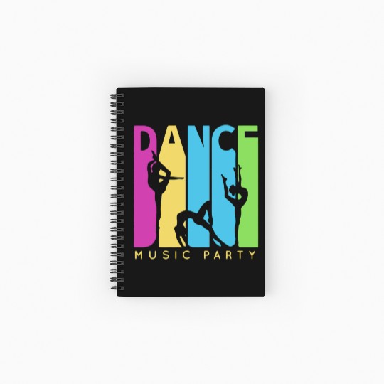 Dance Spiral Notebooks   Ruled Line