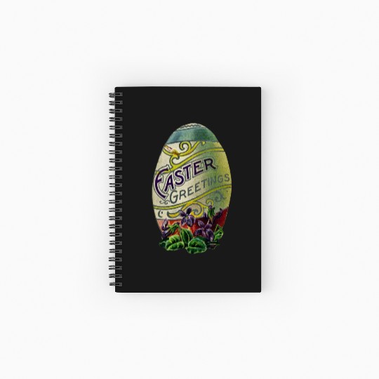 Vintage Easter Spiral Notebooks   Ruled Line