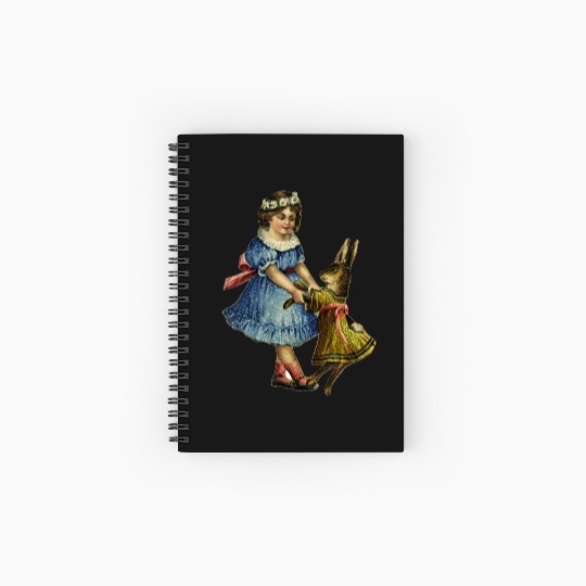 Vintage Easter Spiral Notebooks   Ruled Line