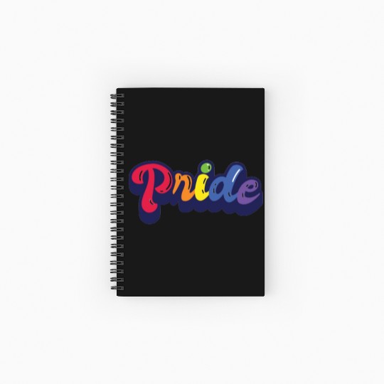 Gay/lesbian Pride retro pride month Spiral Notebooks   Ruled Line