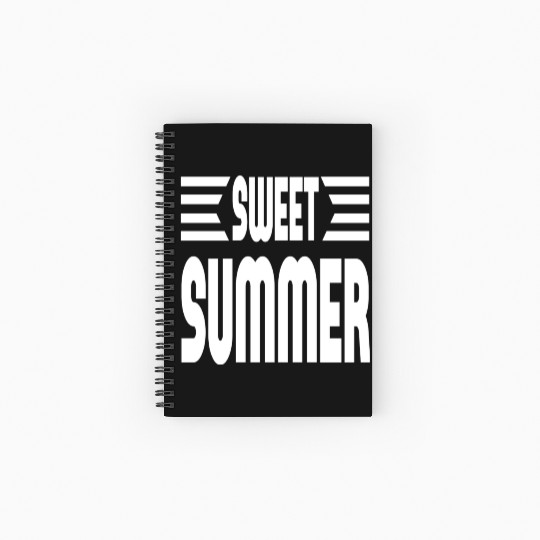 Sweet Summer Spiral Notebooks   Ruled Line