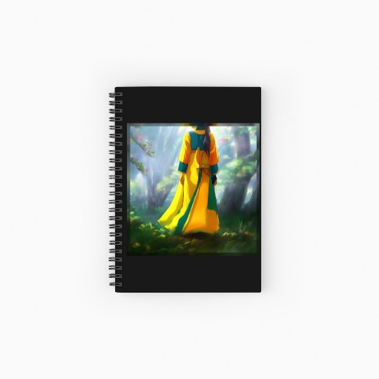 ukranien colors clothes Spiral Notebooks   Ruled Line