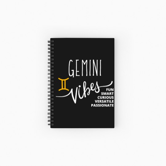Gemini: Embrace Your Dual Nature with this Fun and Spiral Notebooks   Ruled Line