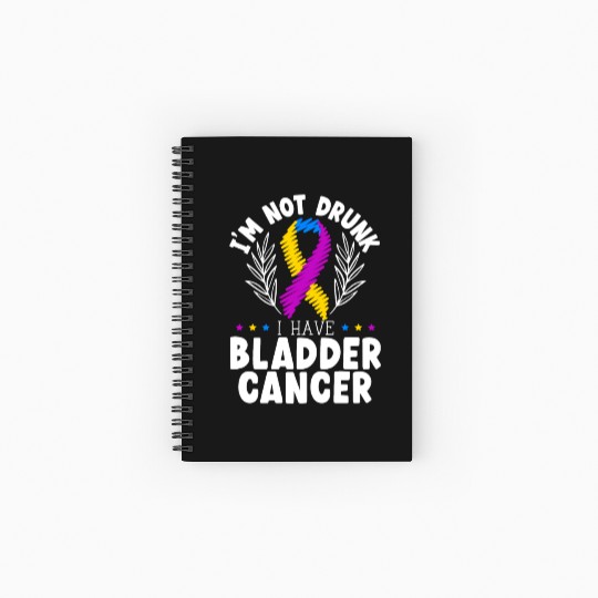 Bladder Cancer Warrior Bladder Cancer Awareness Spiral Notebooks   Ruled Line