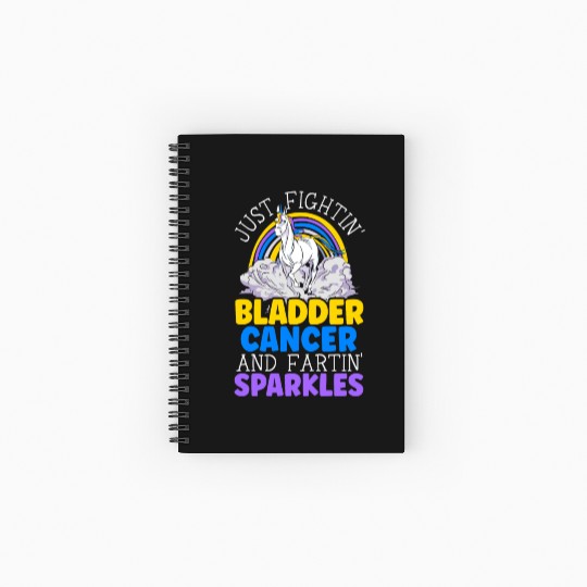 Bladder Cancer Warrior Bladder Cancer Awareness Spiral Notebooks   Ruled Line