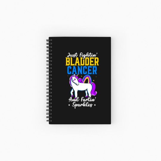 Bladder Cancer Warrior Bladder Cancer Awareness Spiral Notebooks   Ruled Line