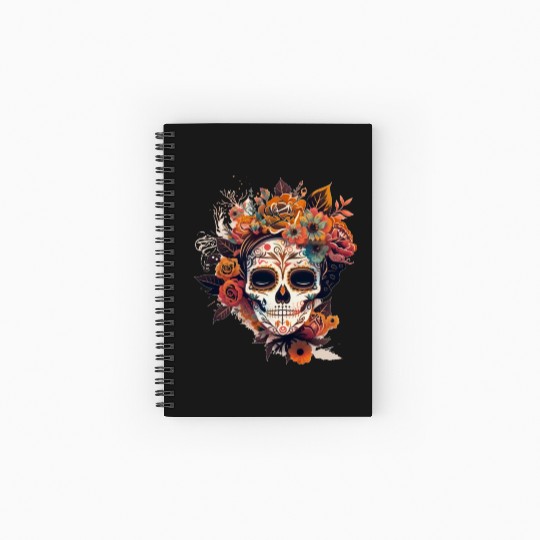 Frida Mexican frida kahlo woman painter art Spiral Notebooks   Ruled Line