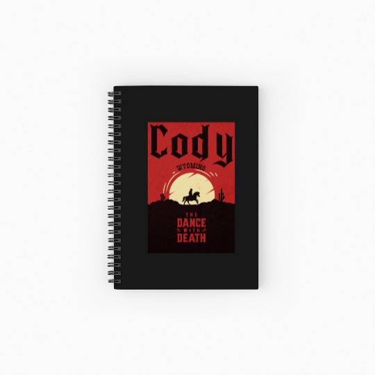 Cody Wyoming wild west town Spiral Notebooks   Ruled Line