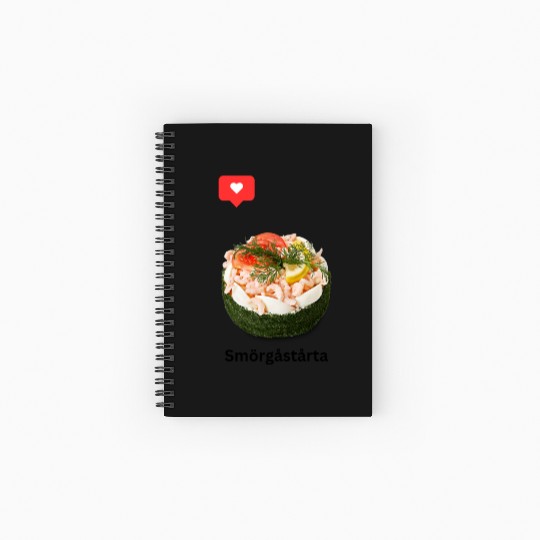Swedish Sandwich Cake Spiral Notebooks   Ruled Line