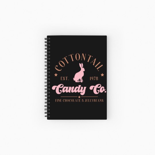 Cotton Tail Candy Company Spiral Notebooks   Ruled Line