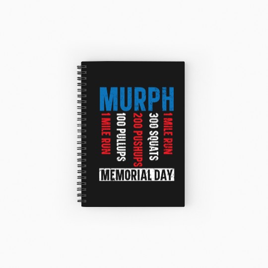 Patriotic Veteran USA Flag American Memorial Day Spiral Notebooks   Ruled Line