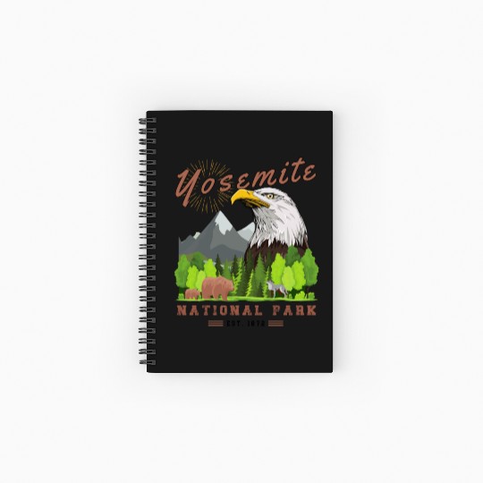 Yosemite National Park Spiral Notebooks   Ruled Line