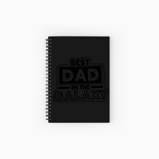 Best dad galaxy Spiral Notebooks   Ruled Line