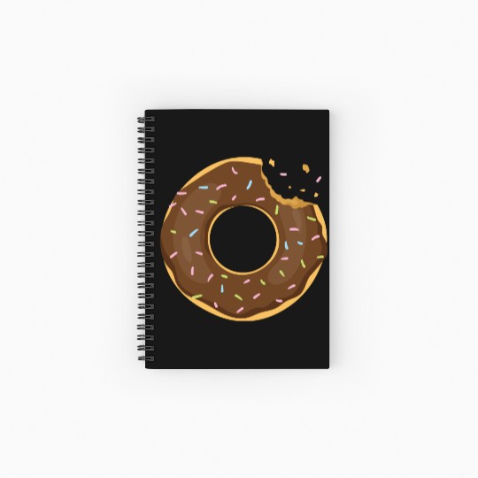 Cool Donut Halloween Doughnut Costume Candy Spiral Notebooks   Ruled Line