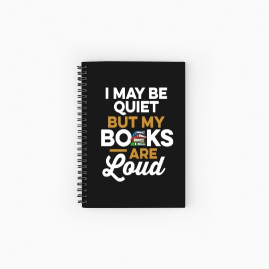 Librarian Bookworm Book Nerd Reading Library Spiral Notebooks   Ruled Line