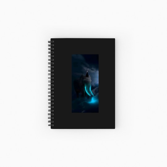 Graphic lion Spiral Notebooks   Ruled Line