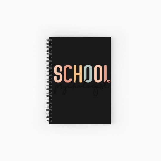 School Psychologist Gift Spiral Notebooks   Ruled Line