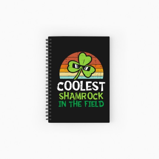 Kids St Patricks Day Toddler Boys Saint Paddys Coo Spiral Notebooks   Ruled Line