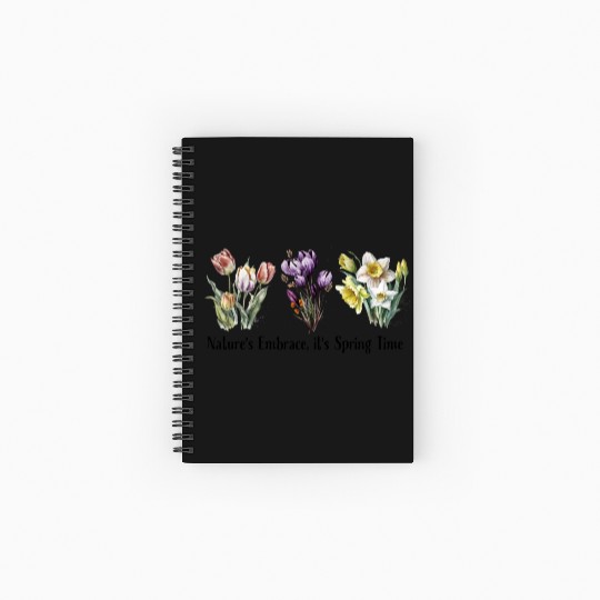 Natures Embrace, its Spring Time Spiral Notebooks   Ruled Line