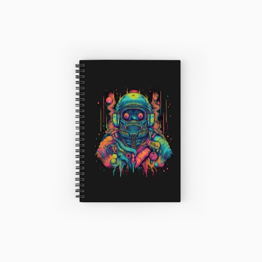 Ape-stronaut Spiral Notebooks   Ruled Line
