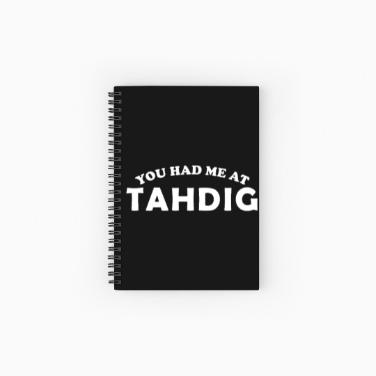 you had me at Tahdig, foodiranian persian Spiral Notebooks   Ruled Line