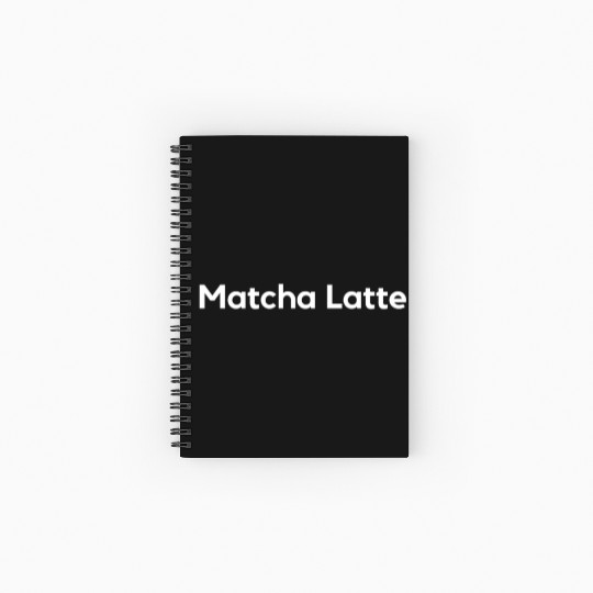 Matcha Latte Spiral Notebooks   Ruled Line