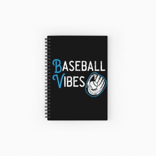 Baseball Lover Baseball Player Baseball Coach Spiral Notebooks   Ruled Line