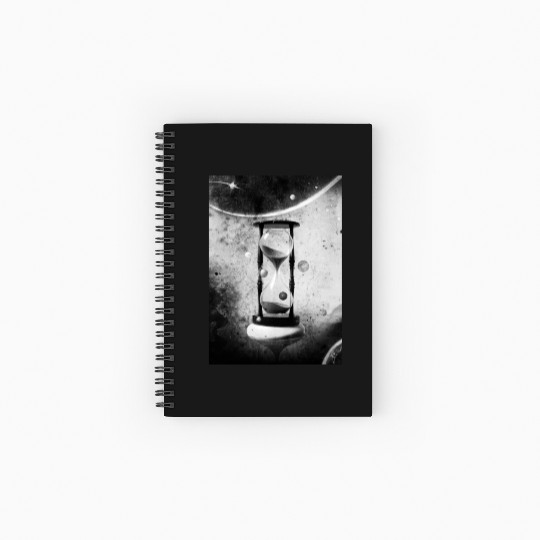 Celestial Hourglass Spiral Notebooks   Ruled Line