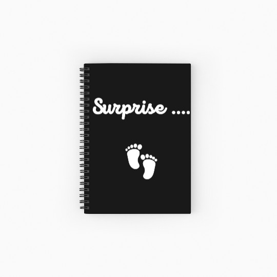 Pregnancy Announcement Spiral Notebooks   Ruled Line, Im Pregnant Spiral Notebooks   Ruled Line