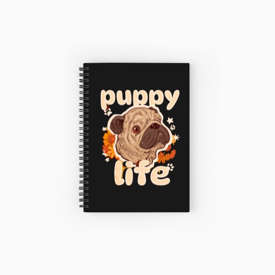 Puppy Lite i Love Dogs Unisex Spiral Notebooks   Ruled Line