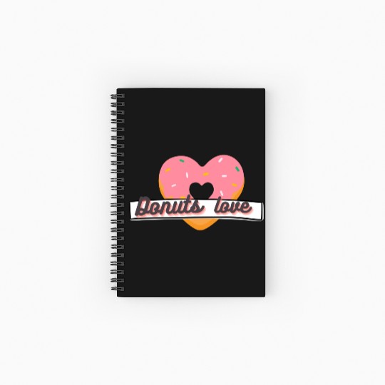 Donuts Lover Spiral Notebooks   Ruled Line