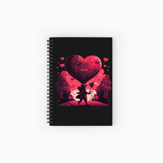 valentine's day Spiral Notebooks   Ruled Line