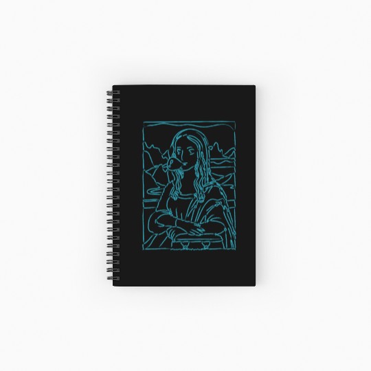 Mona Lisa Spiral Notebooks   Ruled Line