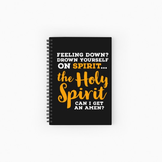 the Holy Spirit CAN I GET AN AMEN? Spiral Notebooks   Ruled Line