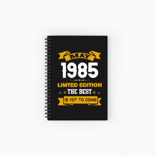May 1985 Birthday Surprise Spiral Notebooks   Ruled Line