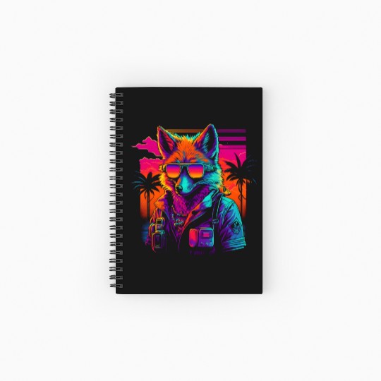 Soldier Fox Spiral Notebooks   Ruled Line