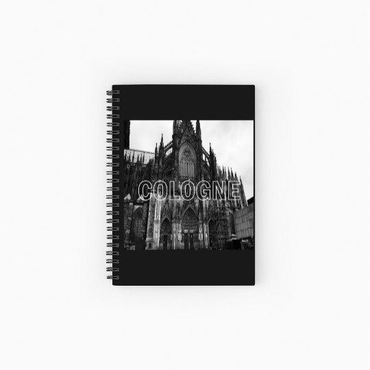 Cologne historical cathedral church in germany Spiral Notebooks   Ruled Line
